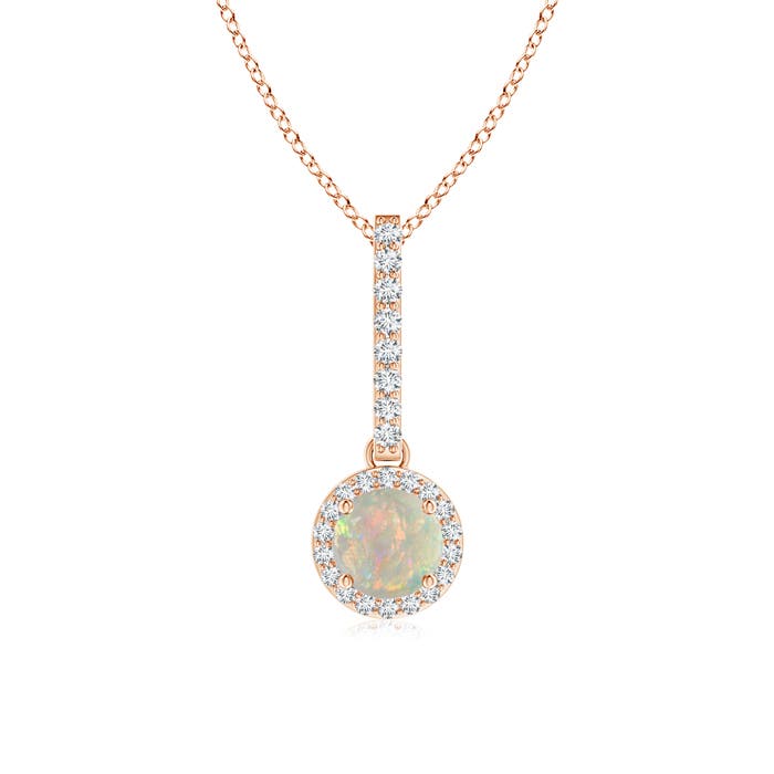 AAAA - Opal / 0.48 CT / 14 KT Rose Gold