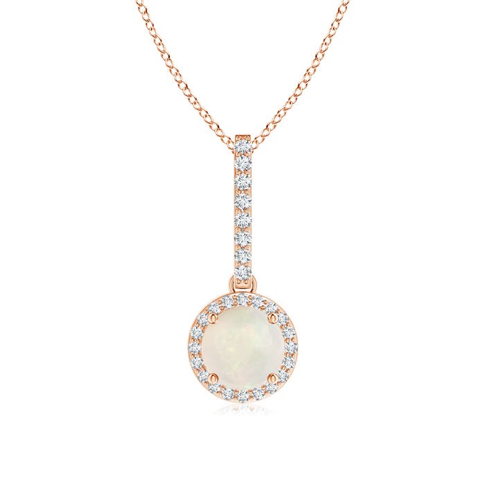 A - Opal / 0.68 CT / 14 KT Rose Gold