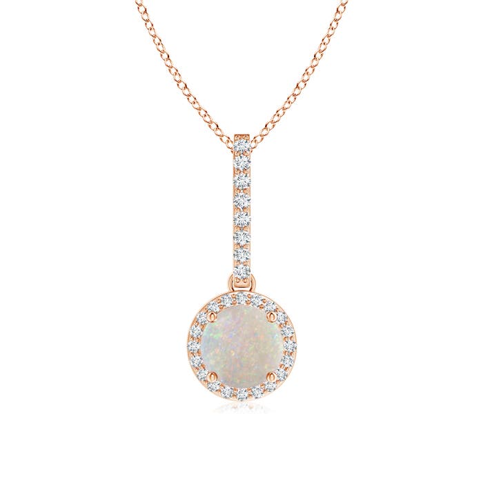 AA - Opal / 0.68 CT / 14 KT Rose Gold