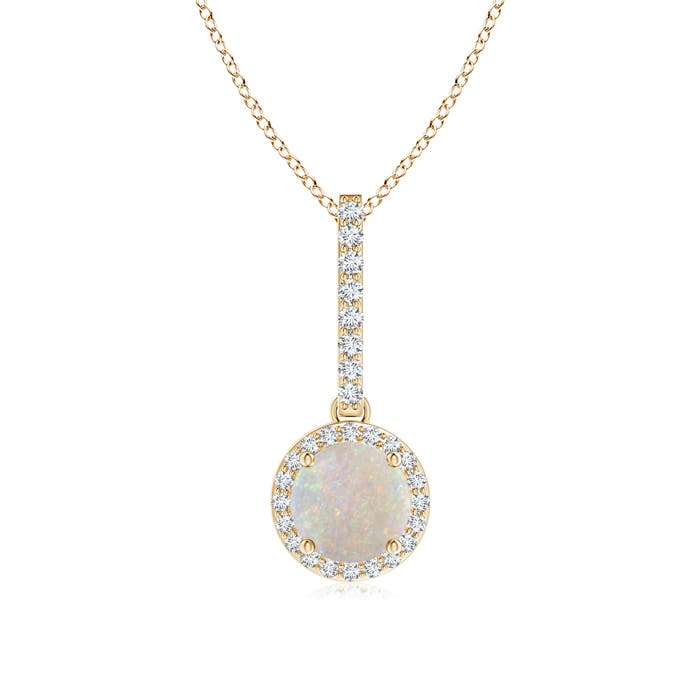 AA - Opal / 0.68 CT / 14 KT Yellow Gold