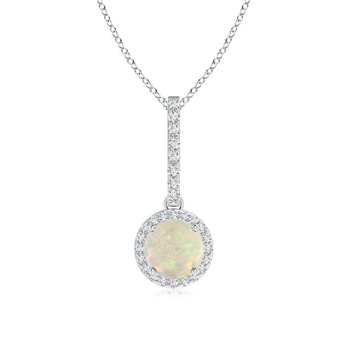 AAA - Opal / 0.68 CT / 14 KT White Gold