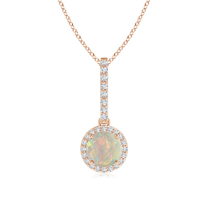 AAAA - Opal / 0.68 CT / 14 KT Rose Gold