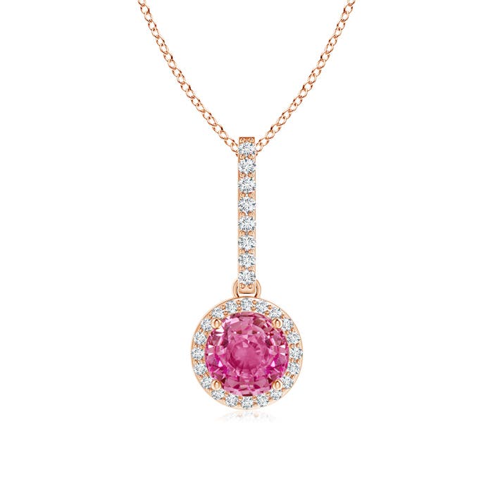 AAA - Pink Sapphire / 1.18 CT / 14 KT Rose Gold