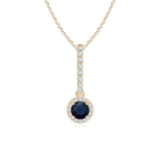 Round A Blue Sapphire