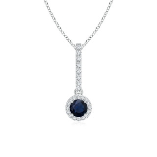 Round A Blue Sapphire