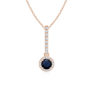 Round A Blue Sapphire