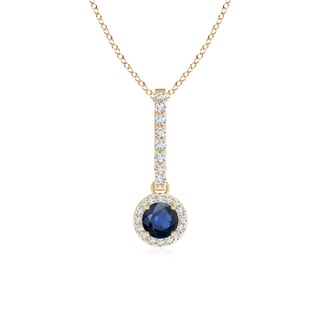 Round AA Blue Sapphire