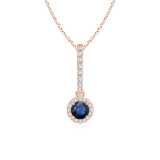 Round AA Blue Sapphire