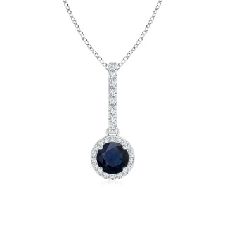 Round A Blue Sapphire