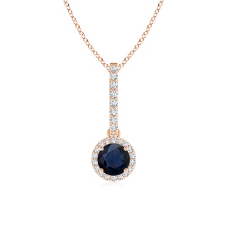 Round A Blue Sapphire