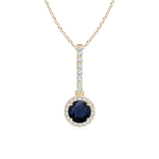 Round A Blue Sapphire