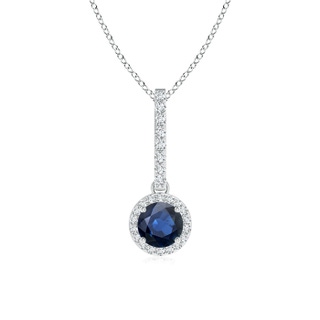 Round AA Blue Sapphire