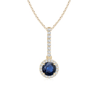 Round AA Blue Sapphire