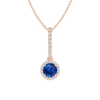 Round AAA Blue Sapphire