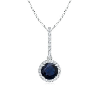 Round A Blue Sapphire