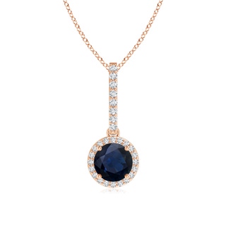 Round A Blue Sapphire