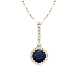 Round A Blue Sapphire