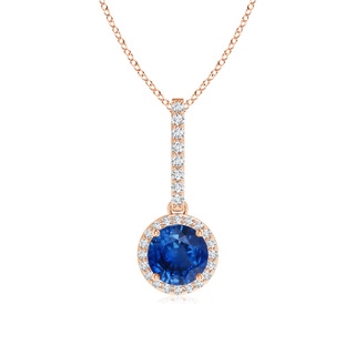 Round AAA Blue Sapphire
