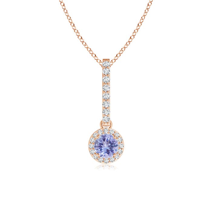 AA - Tanzanite / 0.37 CT / 14 KT Rose Gold