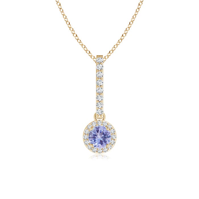 AA - Tanzanite / 0.37 CT / 14 KT Yellow Gold