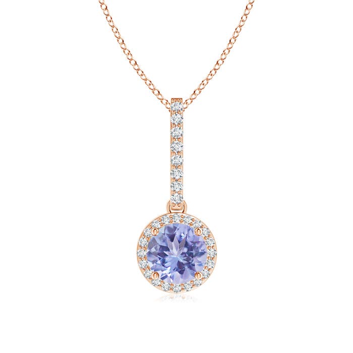 A - Tanzanite / 1.08 CT / 14 KT Rose Gold