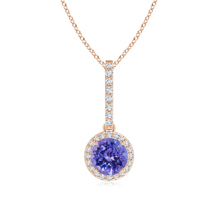 AA - Tanzanite / 1.08 CT / 14 KT Rose Gold