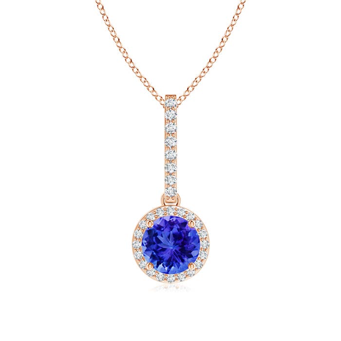 AAA - Tanzanite / 1.08 CT / 14 KT Rose Gold