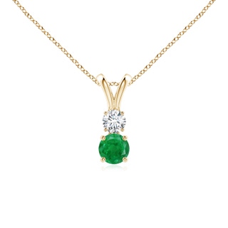 Round AA Emerald