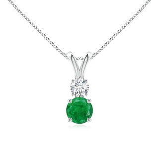 Round AA Emerald