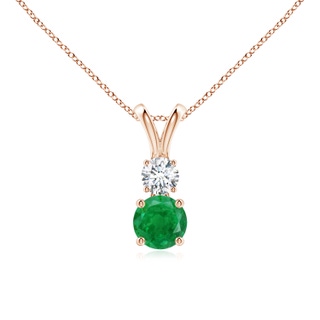 Round AA Emerald
