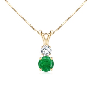 Round AA Emerald