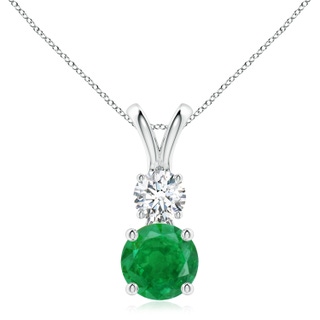 Round AA Emerald