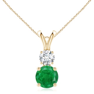 Round AA Emerald