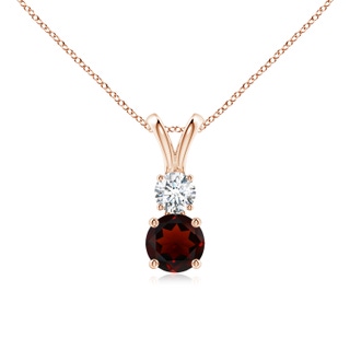 Round AA Garnet