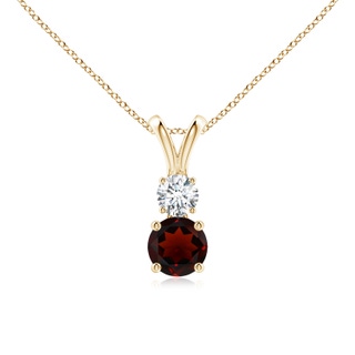Round AA Garnet