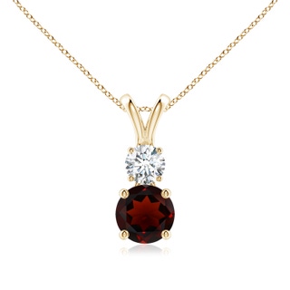 Round AA Garnet