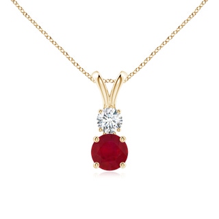 Round AA Ruby