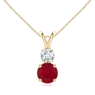 Round AA Ruby