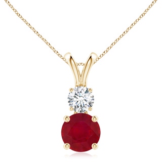 Round AA Ruby