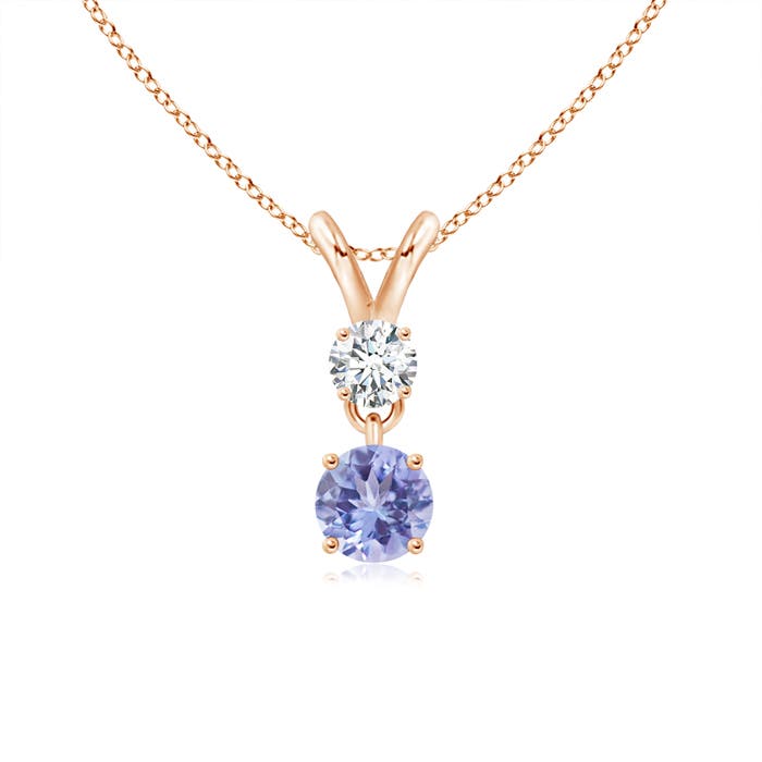 AA - Tanzanite / 0.36 CT / 14 KT Rose Gold