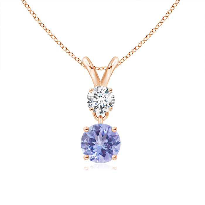 AA - Tanzanite / 0.66 CT / 14 KT Rose Gold