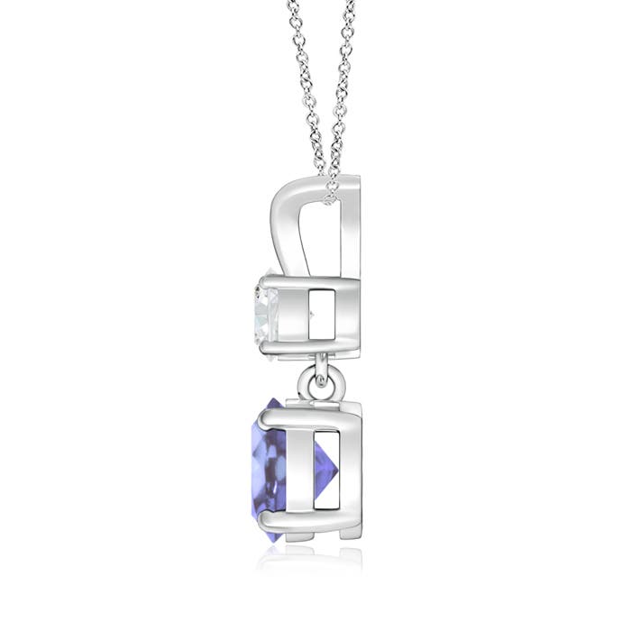 A - Tanzanite / 1.13 CT / 14 KT White Gold