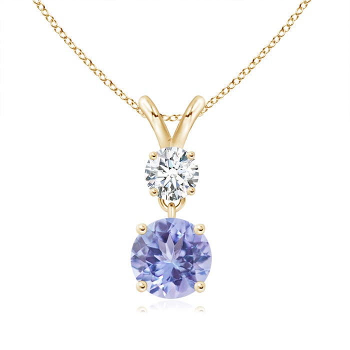 A - Tanzanite / 1.13 CT / 14 KT Yellow Gold