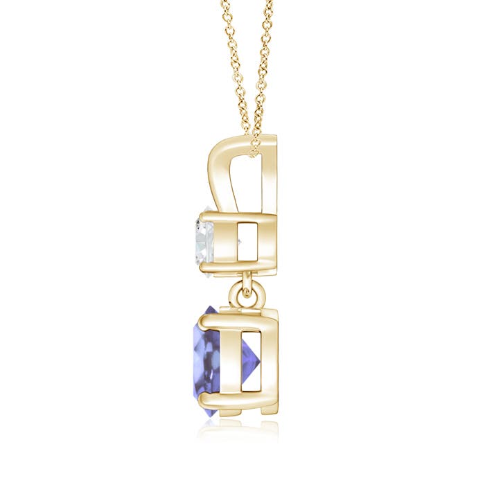 A - Tanzanite / 1.13 CT / 14 KT Yellow Gold