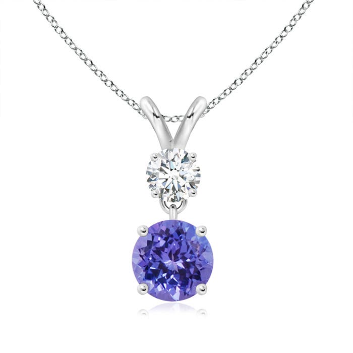 AA - Tanzanite / 1.13 CT / 14 KT White Gold