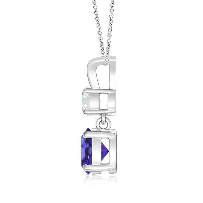 AA - Tanzanite / 1.13 CT / 14 KT White Gold