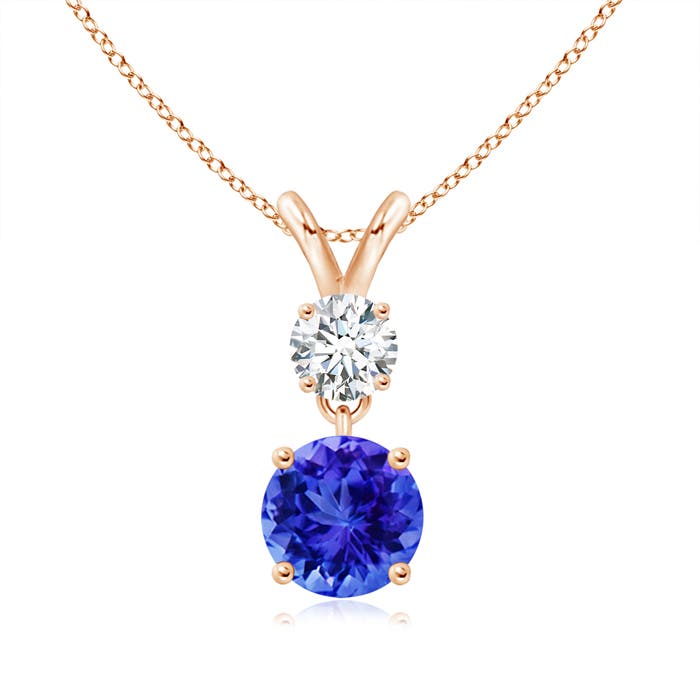 AAA - Tanzanite / 1.13 CT / 14 KT Rose Gold