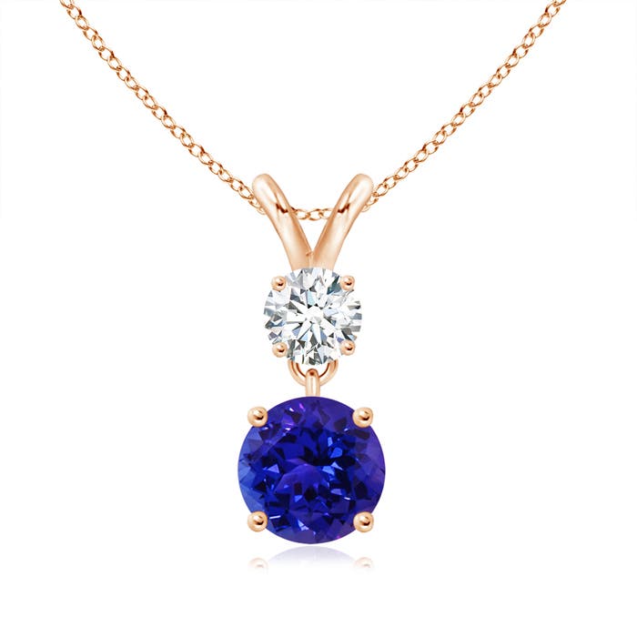 AAAA - Tanzanite / 1.13 CT / 14 KT Rose Gold