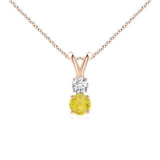 Round A Yellow Sapphire