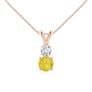 Round A Yellow Sapphire